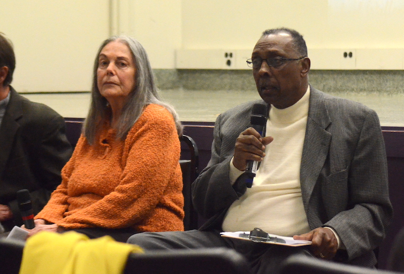 Signe Waller Foxworth and the Rev. Nelson Johnson