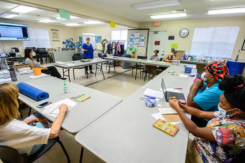 Students in classroom